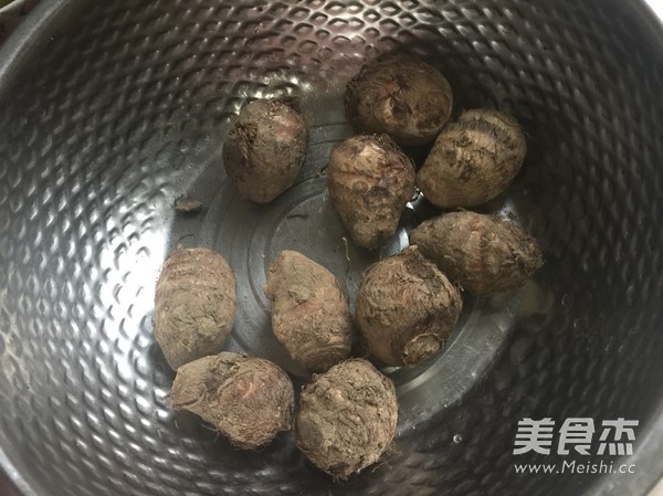 玫瑰糖水芋艿的做法