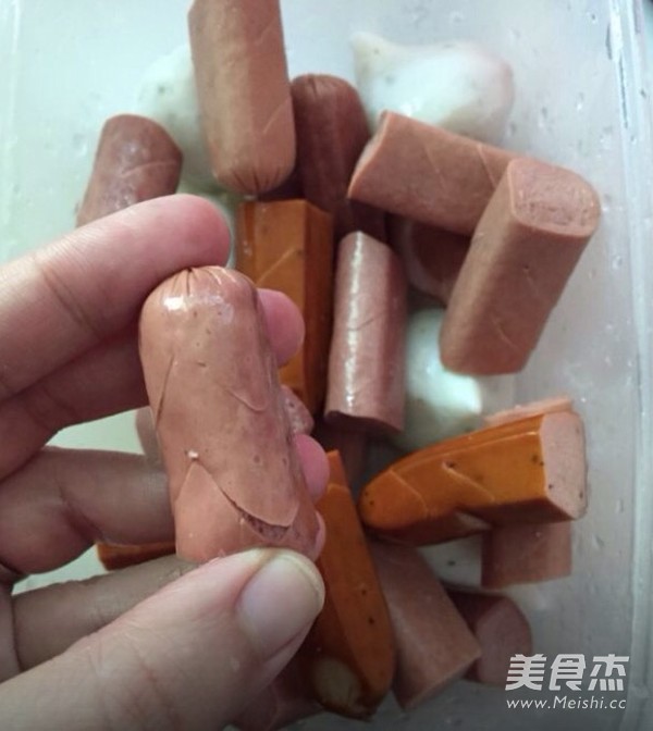 休闲下午茶:蜜汁肠仔的做法