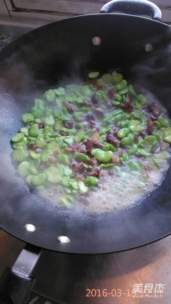 苍豆闷饭的做法